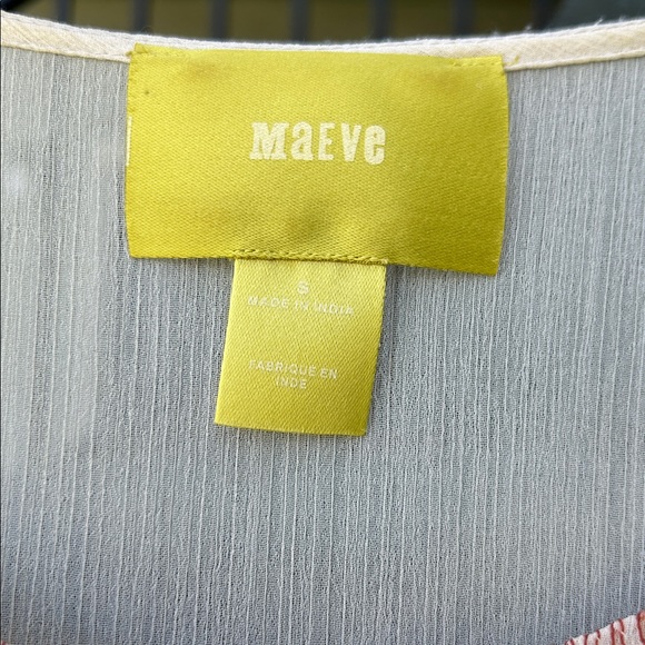 Anthropologie Meave Toronto Maxi Dress Bohemian Boho Embroidered  Flowy Gauze Sm - Picture 5 of 10